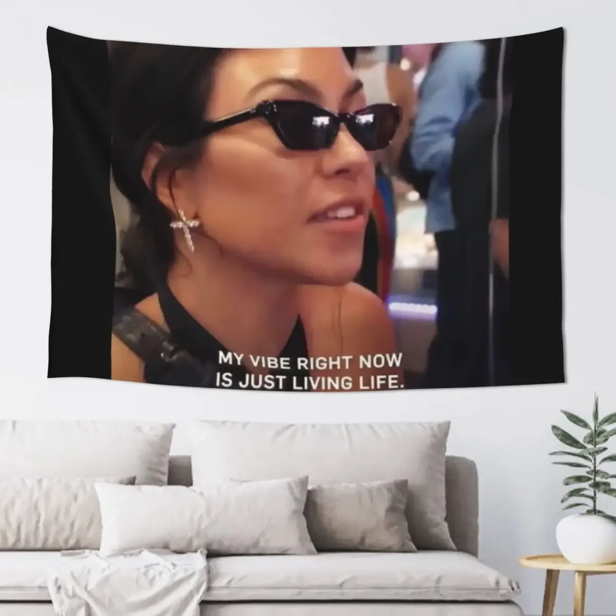 Kourtney Kardashian Tapestry Wall Carpet Home Decor Aesthetic Tapestry