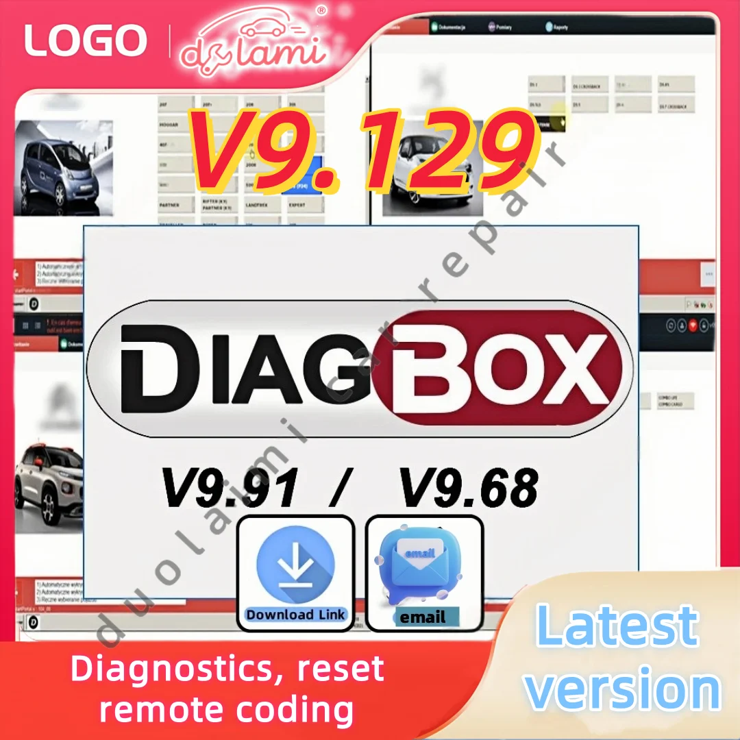 

Лидер продаж 2025 года, программное обеспечение Diagbox V9.91, полный адаптер для Lexia3 PP2000 для Citroen и Peugeot, сканер автомобильных продуктов, инструмент, программатор ecu