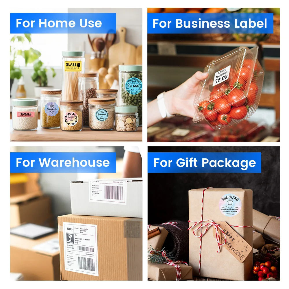 247-WF 4x6 WiFi Thermal Shipping Label Printer for Multiple Types of Platforms, Commercial & Home Use, Wireless Thermal Printer