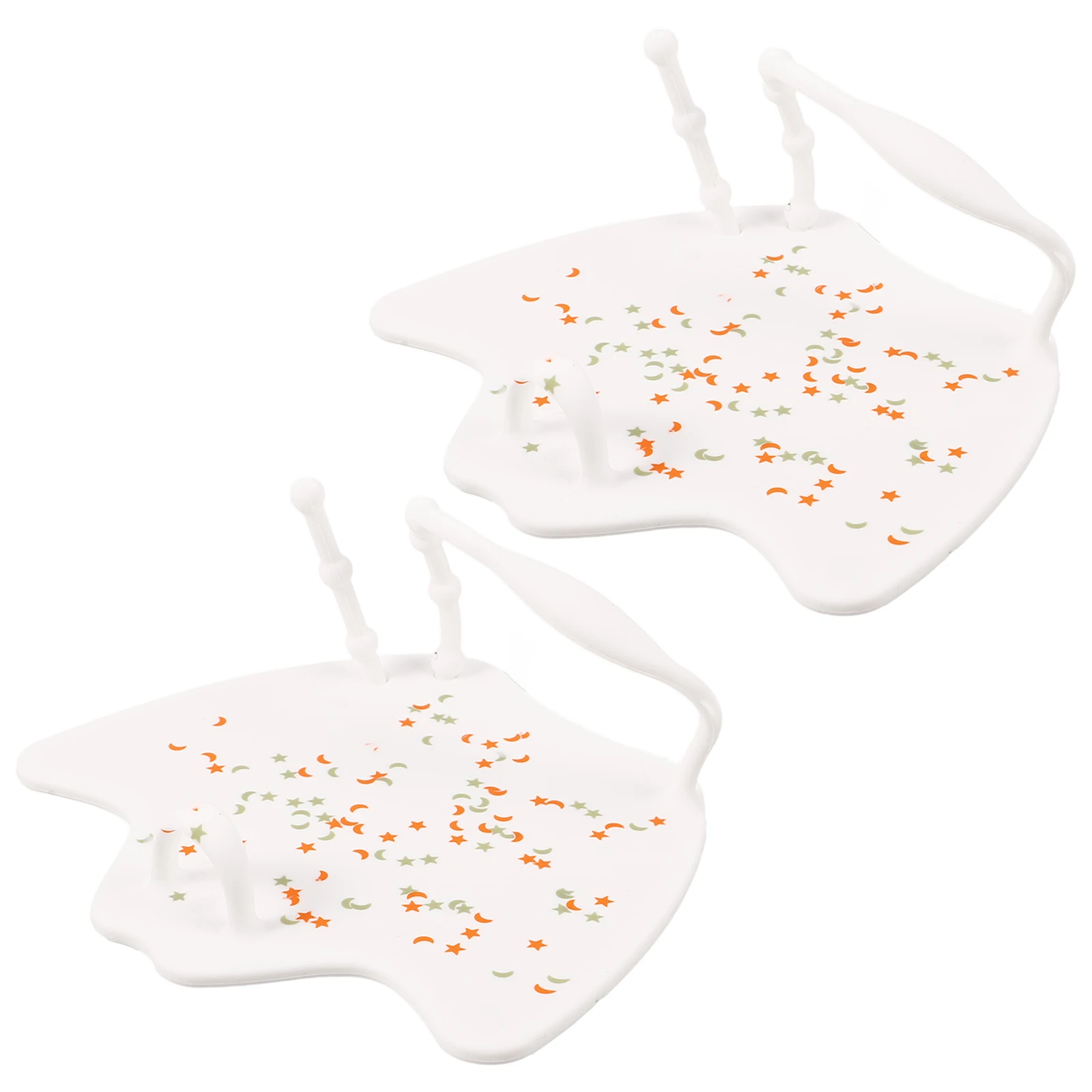 

Silicone Swimming Hand Fins Webbed Gloves for Kids Adults Pool Exercise White Half Palm Paddles Water Control Diving