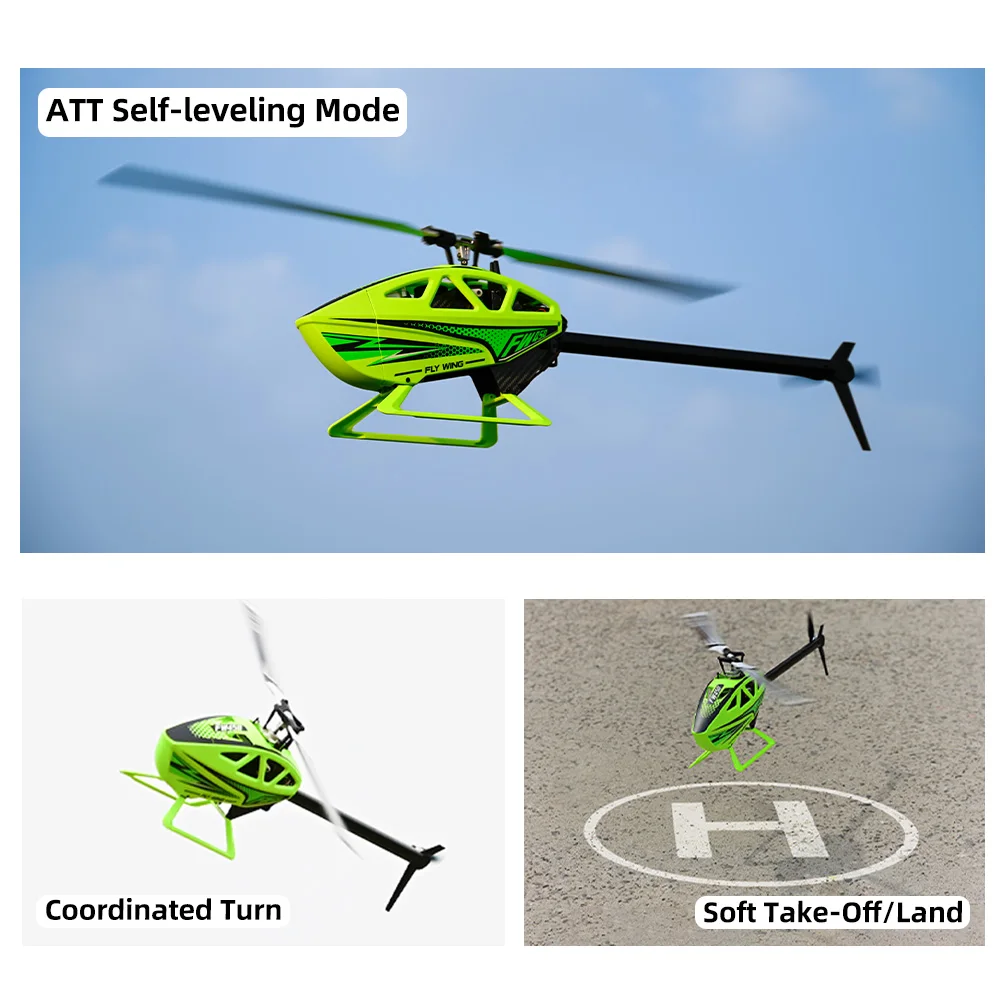 FLY WING FW450 V3 RCヘリコプター ACEフライトコントロール LEDライト