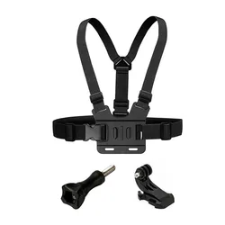 Supporto per cinghie per Gopro Hero 12 11 10 9 8 7 6 5 4 Session 3 MAX accessori neri imbracatura regolabile per montaggio sul petto cintura con cinturino sul petto