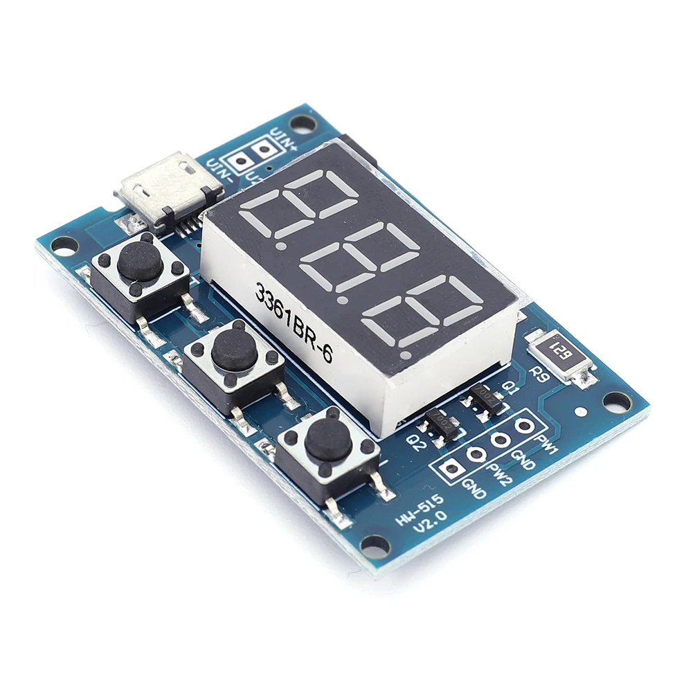 2 Channel Square Wave Rectangular Wave Signal Generator Digital Adjustable Duty Ratio PWM Pulse Frequency Module