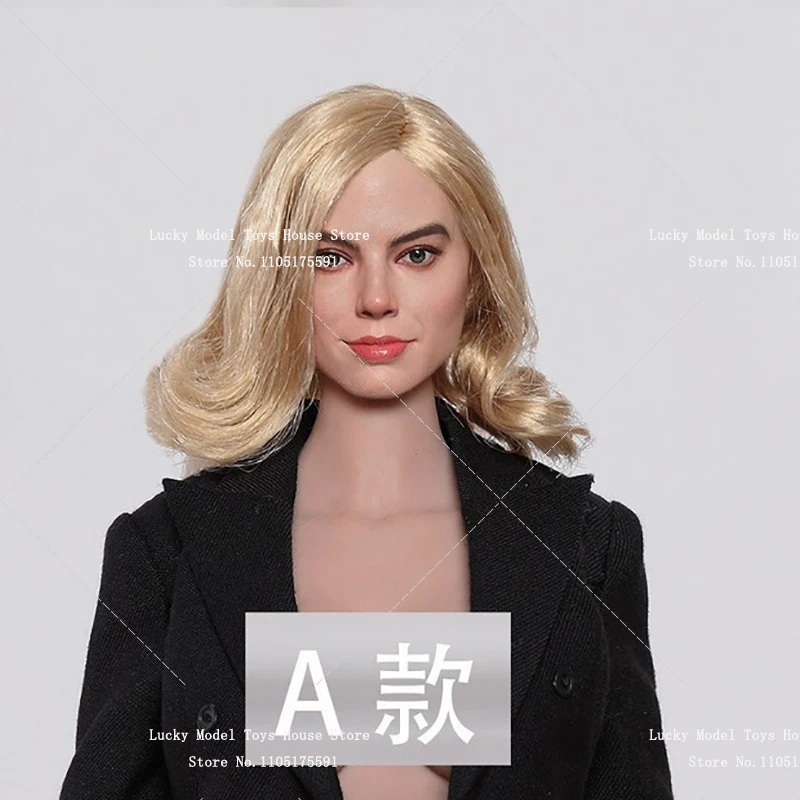 GACTOYS 1/6 Gold Hair Female Actor Delicate Head Sculpt GC047 Model Toys Accessory For 12inch Action Figure Body Decoration