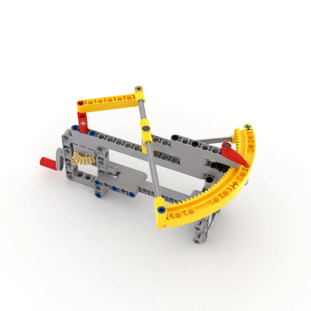 Gear Ring Swing Wheel, STEM Educational Technic Mechanical Building Blocks, DIY Assembly Engineering Model Set