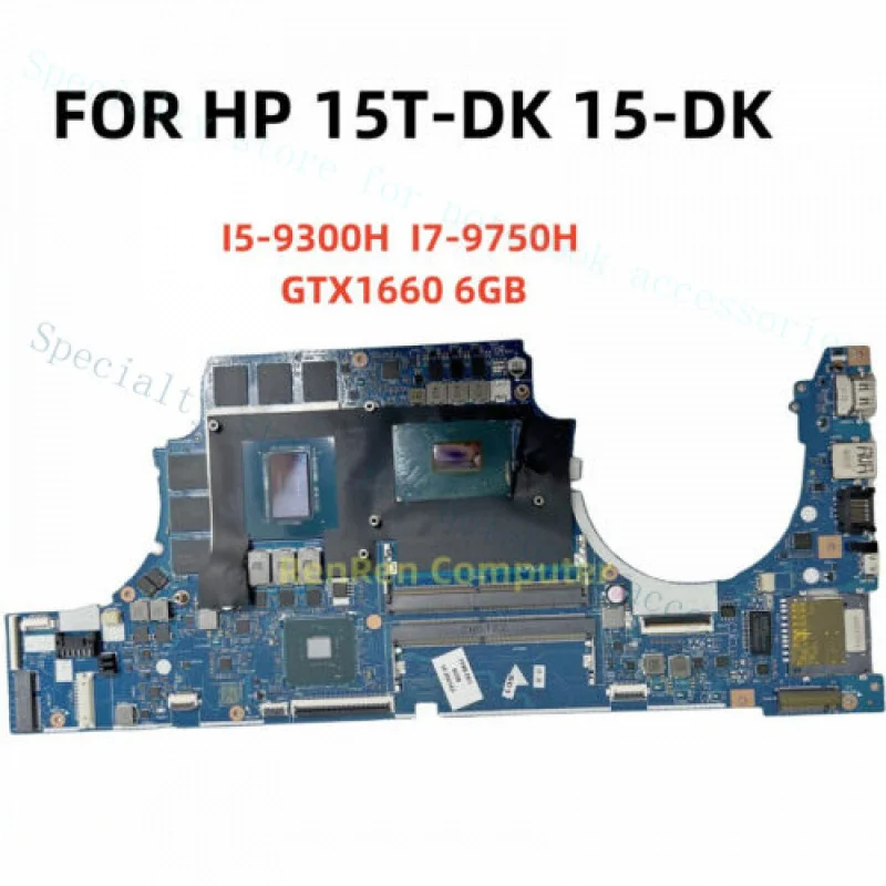 A++For HP Pavilion 15T-DK 15-DK Laptop motherboard CPU i5/i7-9th GPU GTX1660 6GB