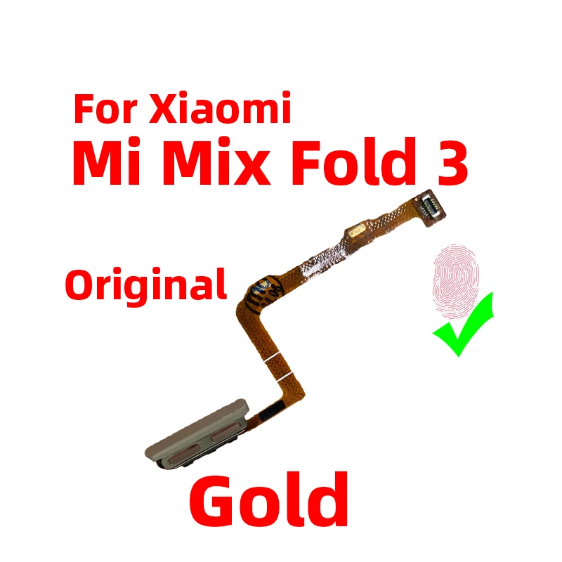 Original For Xiaomi mix fold 3 mix fold3 Fingerprint Sensor Scanner Touch ID Connect home button Flex Cable