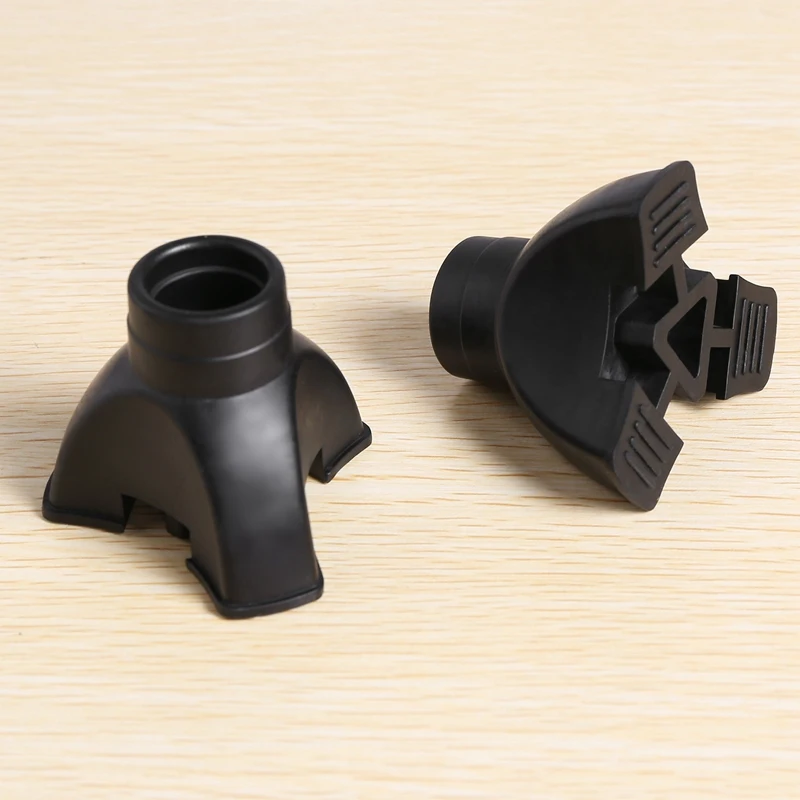 

ABAZJ 2X Walking Stick End Tripod CANE TIP Self Standing Rubber NON-SLIP End Bottom