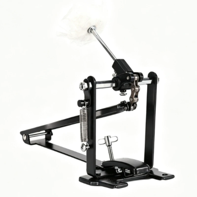 Drum Kit Single Step Hammer Jazz Drum Tread Pedal Thick Chain Single Foot Tread Bottom Drumstick Musical Instrument Accessories