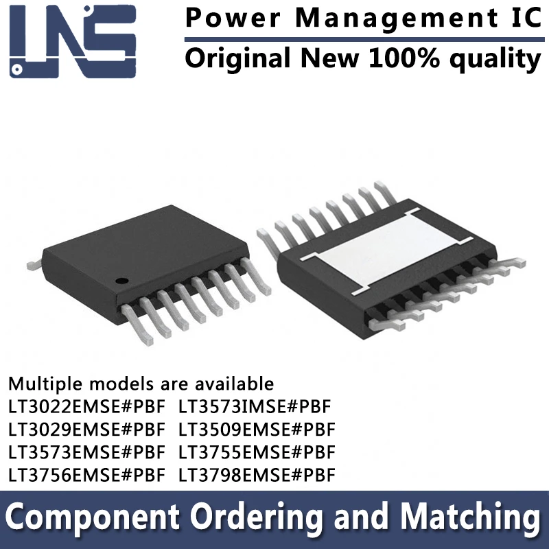 

1PCS LT3022EMSE LT3029EMSE LT3509EMSE LT3573EMSE LT3573IMSE LT3755EMSE LT3756EMSE LT3798EMSE#PBF MSOP-16 Power Management IC