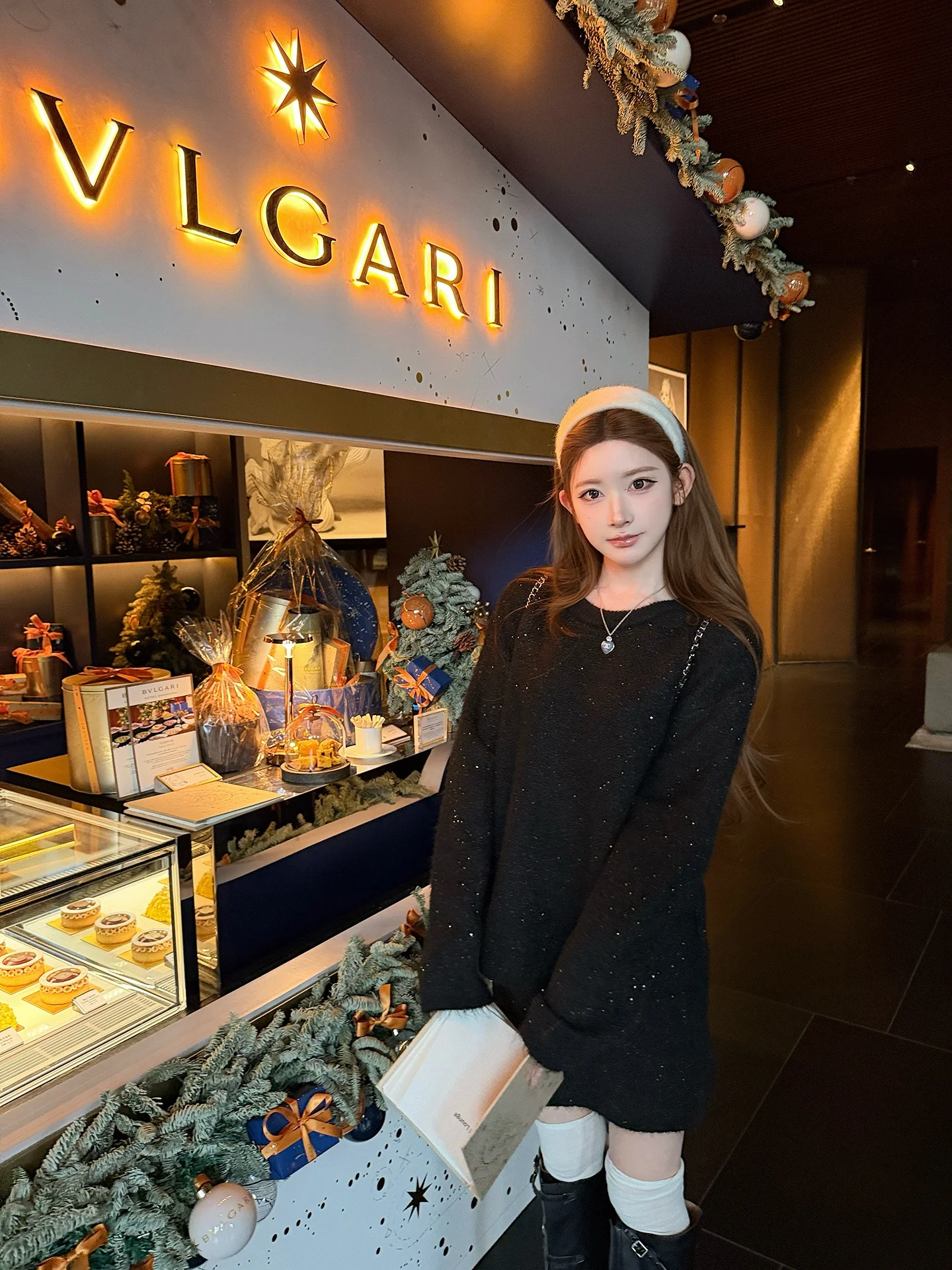 

Комплект Chen DaYu: роскошный вязаный свитер и брюки для женщин, осенне-зимний, утепленный, с длинным рукавом, круглым вырезом, высокой талией, модный...