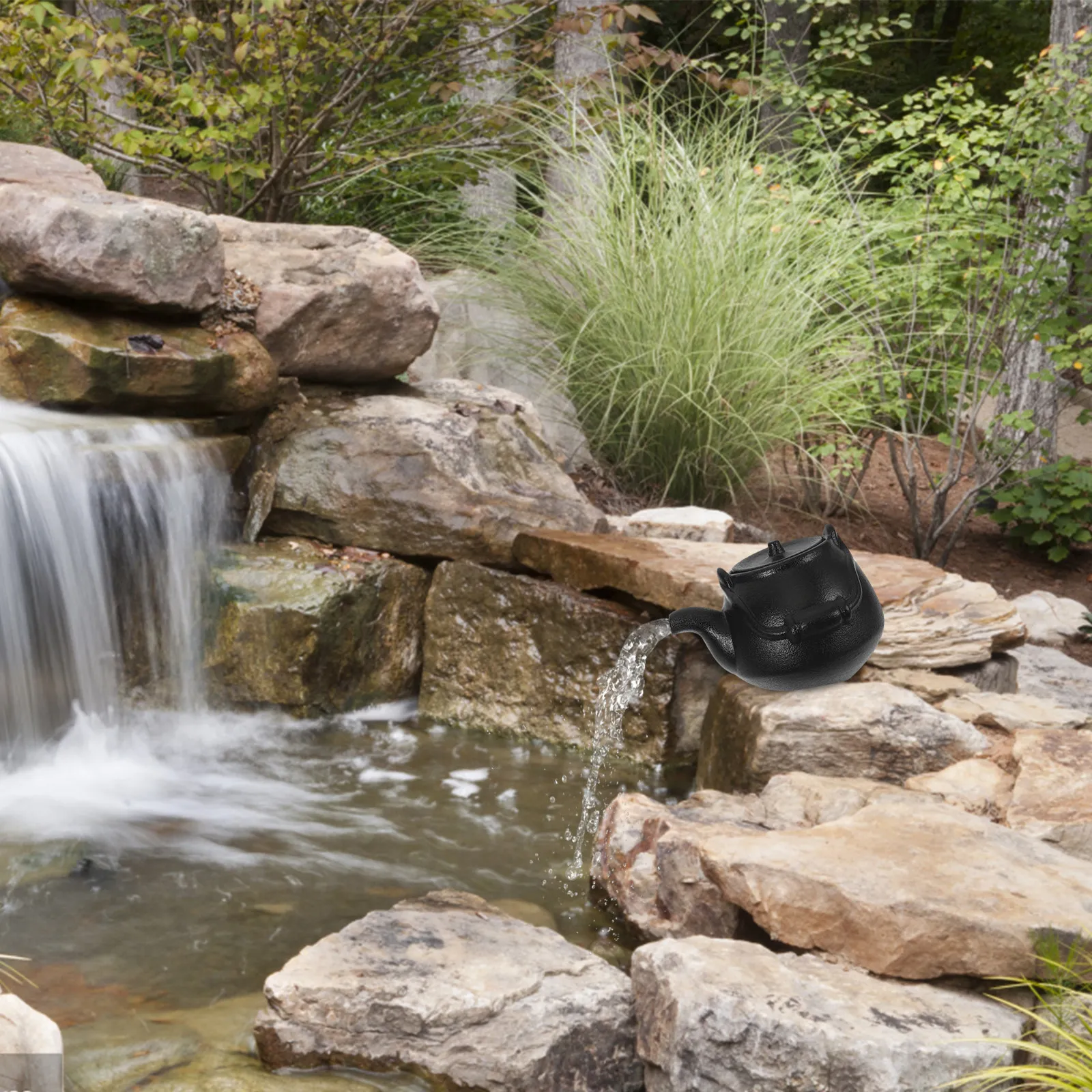 

Керамический сменный элегантный водопадный излив для уличных прудов, водопадов, садов, дворов, декоративный аксессуар для водных объектов