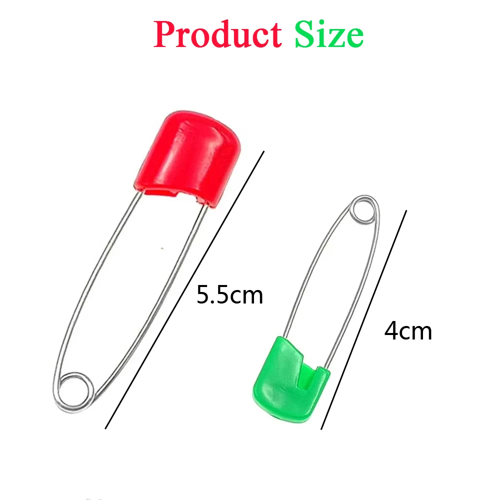 10/20 قطعة دبابيس أمان رأس بلاستيكية دبابيس إبرة ملونة الحفاض قفل بروش أبازيم DIY بها بنفسك إبرة لوازم الخياطة