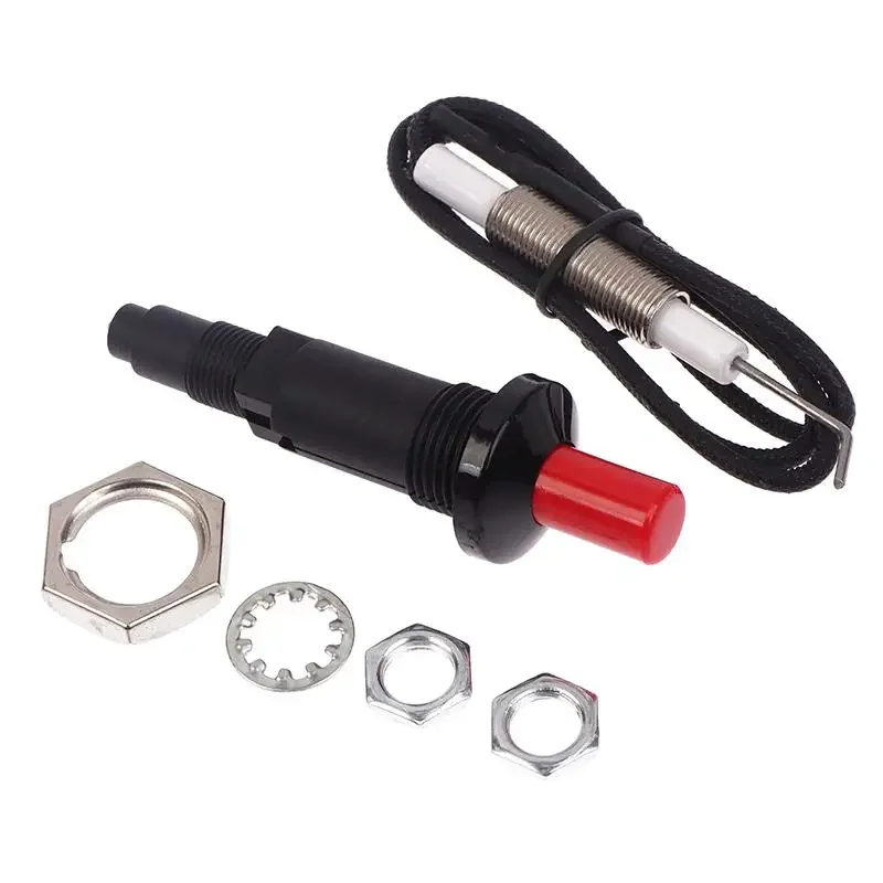 1 مجموعة لفرن موقد شواء التخييم التنزه دفع زر بيزو إشعال مع كابل شرارة الإشعال عدة الضغط إثارة