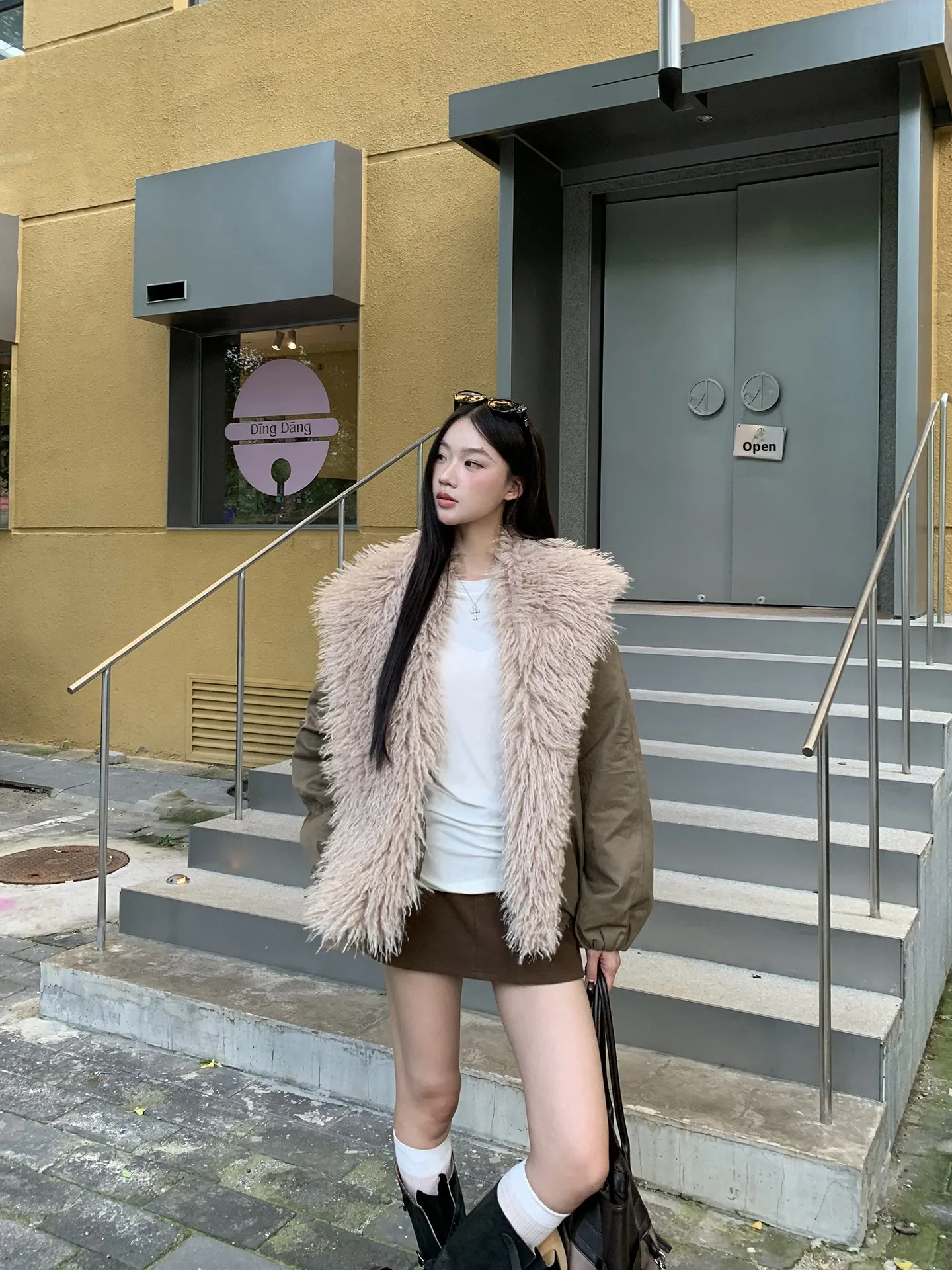 

Теплое хлопковое женское пальто Jaet на осень-зиму, новое длинное пальто све на пушистой подкладке с пушистой подкладкой и прямым вырезом на пуговицах