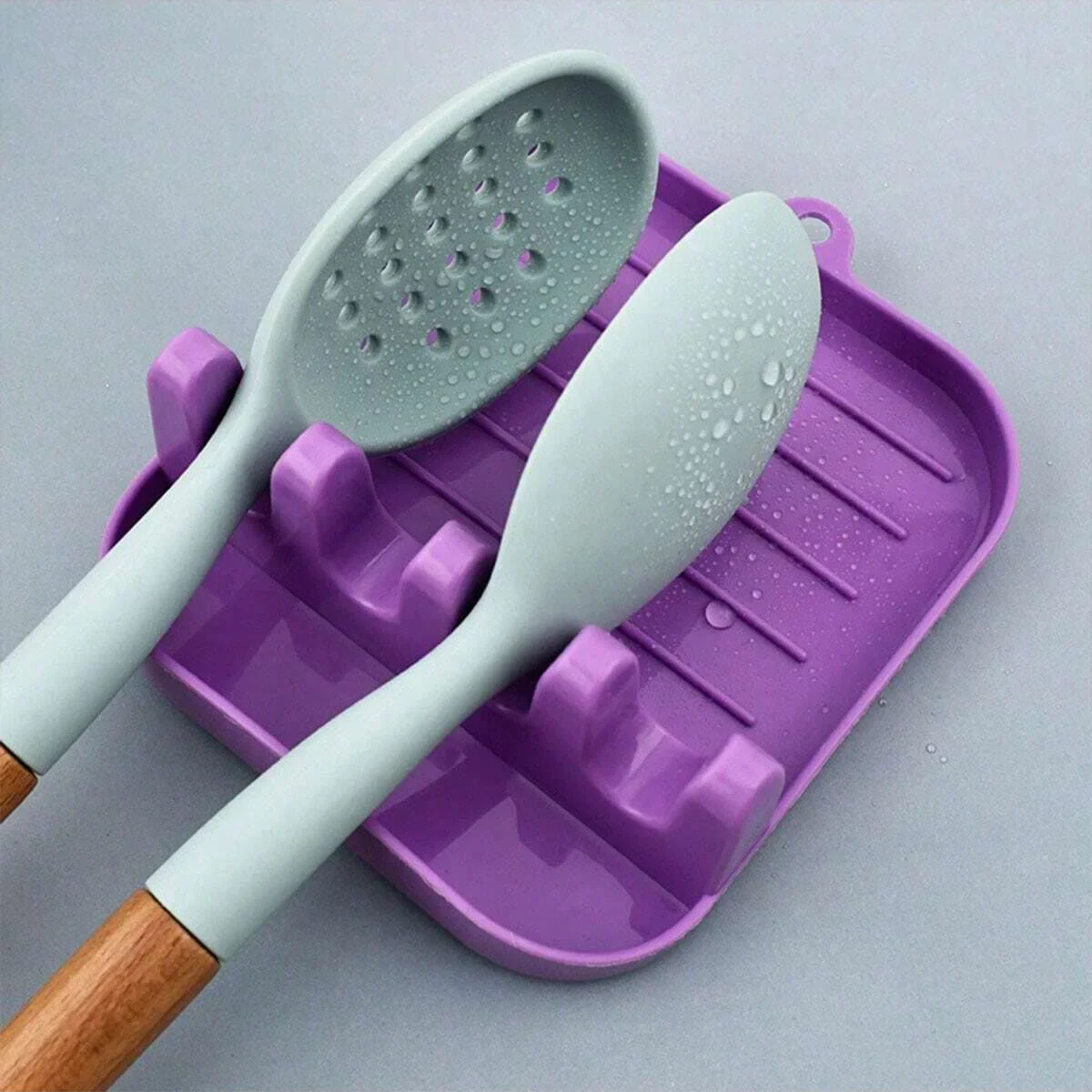 1pc Household Multifunctional Spatula Rack, Kitchen Shovel Spoon Storage Rack, Sitting Cutting Board Spatula Pot Cover Shelf
