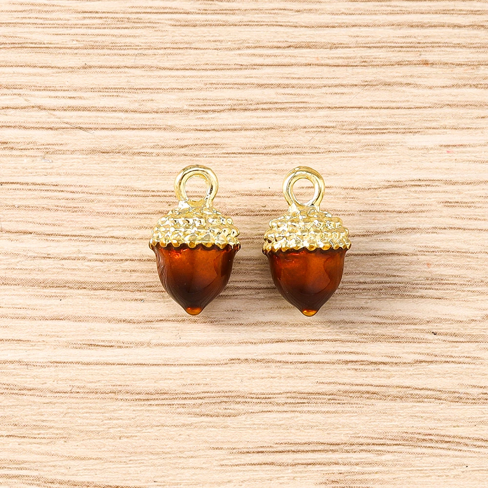 Tusember 5 Stück niedliche Frucht-Anhänger, Apfel, Zitrone, Mango, Kirsche, Ananas, Erdbeere, Charm-Perlen, passend für Original-Armbänder, DIY-Schmuck – Detail 14