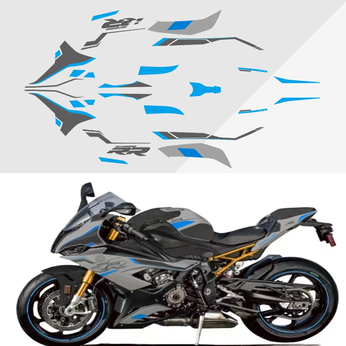 

S1000RR M1000RR Motorcycle body decals For BMW S1000RR Sticker 2019 2020 2021 2022 2023