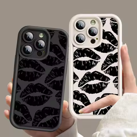 Fashion Lip Printed Case for Infinix Note 40 30 GT 10 Pro Hot 40 30i 30 Play 40i Zero 30 Tecno Camon 20 Pro Spark 10 20C Smart 8