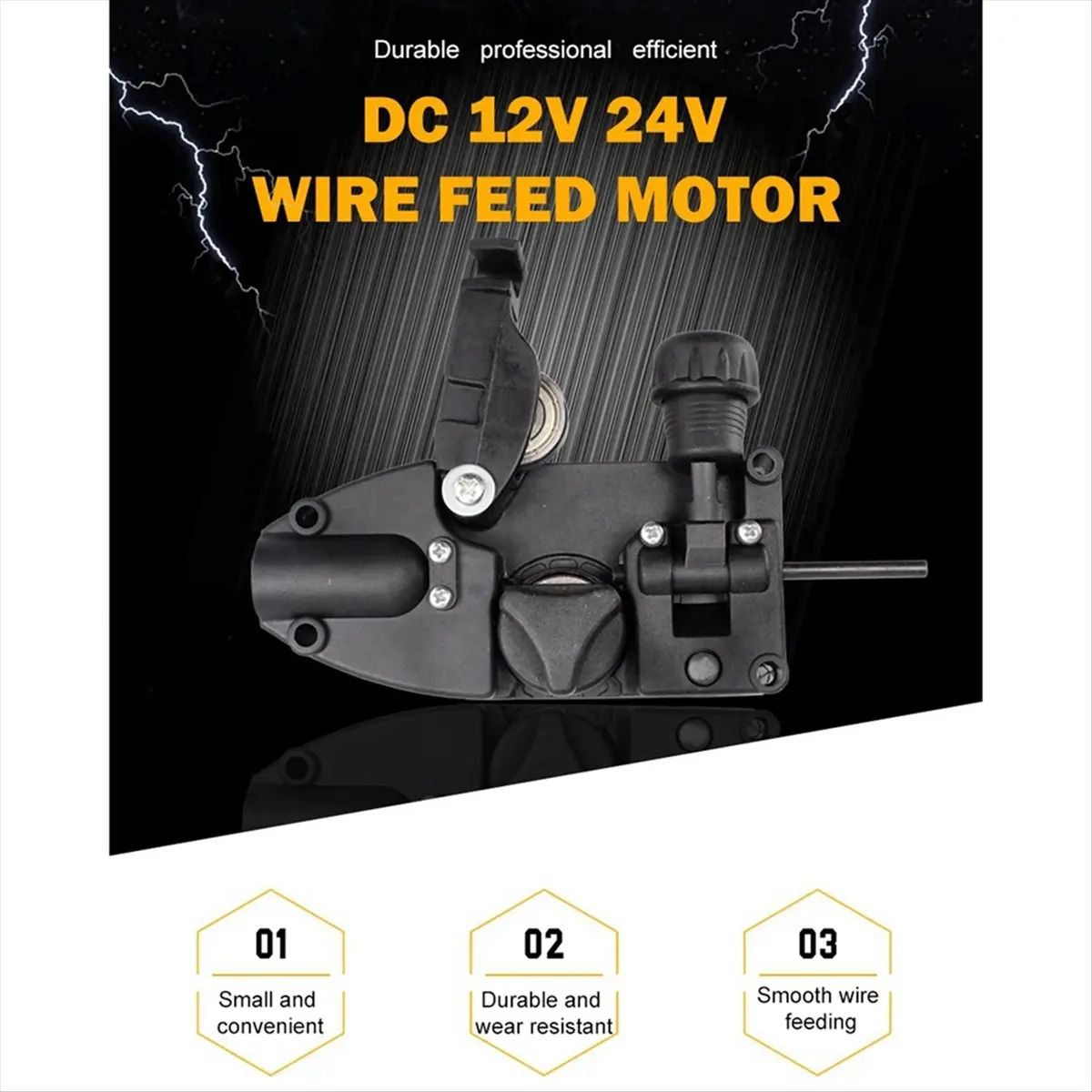 

ABYA DC 12V Mini Wire Feeder Light Duty MIG Wire Feeder Assembly Single Drive Roll Wire Feed Machine for Mig Welder Left