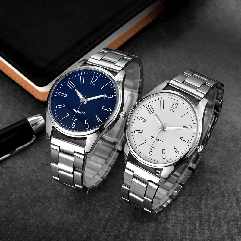 Fashion Casual Business Belt Women Mens Quartz Watches Exquisite Appearance Design Mens Unisex Watches Digital Wristwatches New