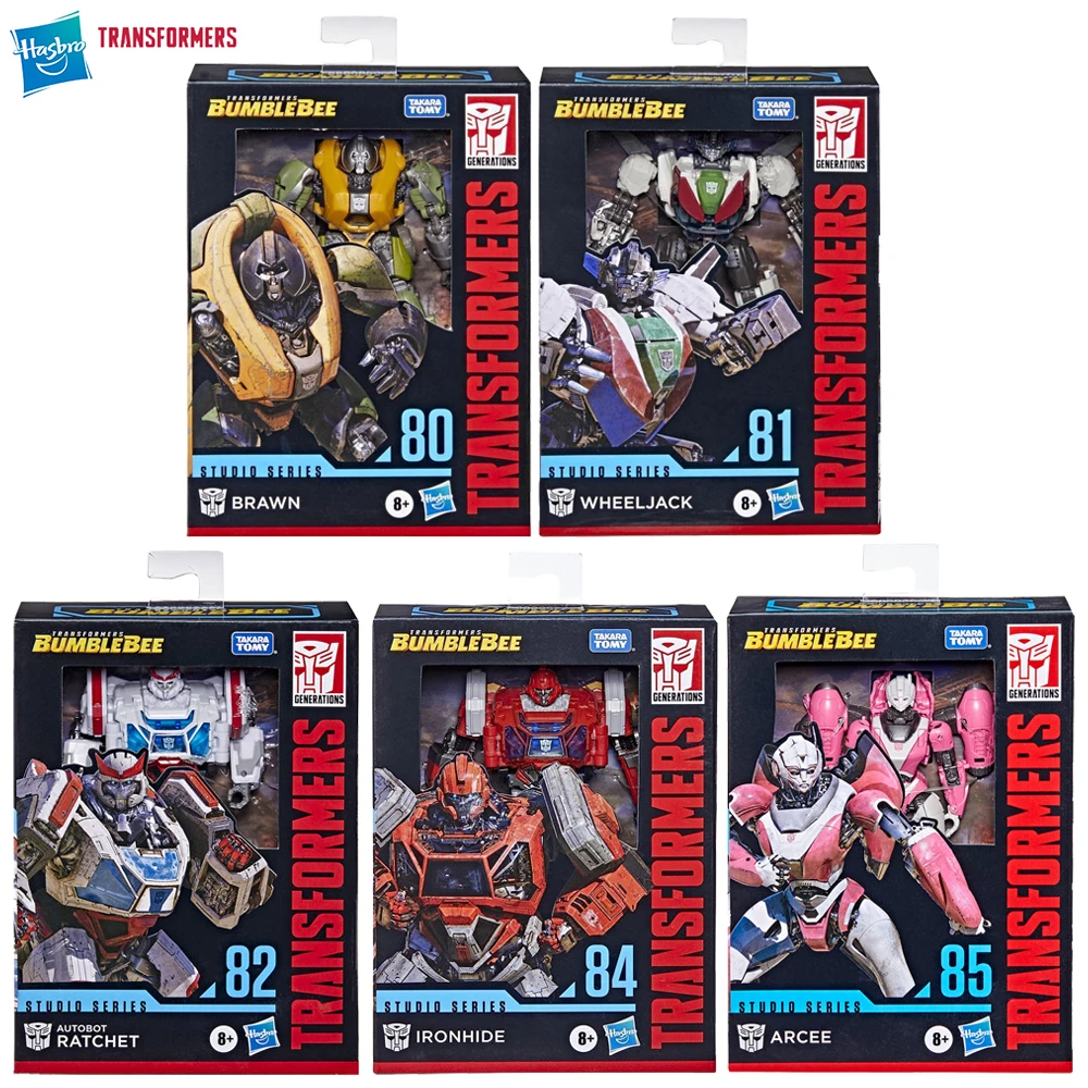 

[In-Stock] Hasbro Transformers Studio Series Brawn, Wheeljack, Ratchet, Ironhide, and Arcee 11.5cm Action Figure Model Gift Toys