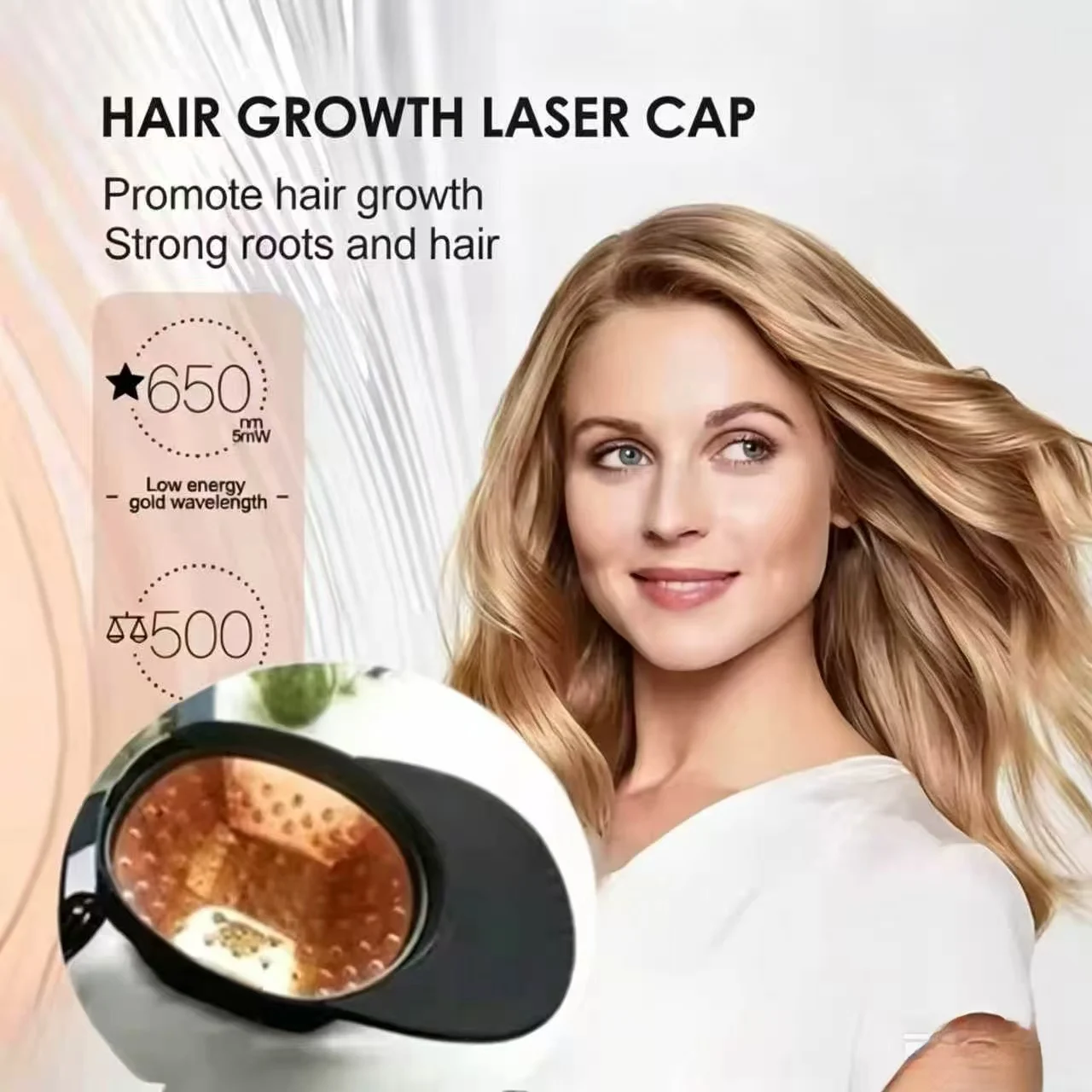 Professional 212 Laser Cap LLLT Hair Loss Treatment for Androgenetic Alopecia, Superior Coverage for Men & Women