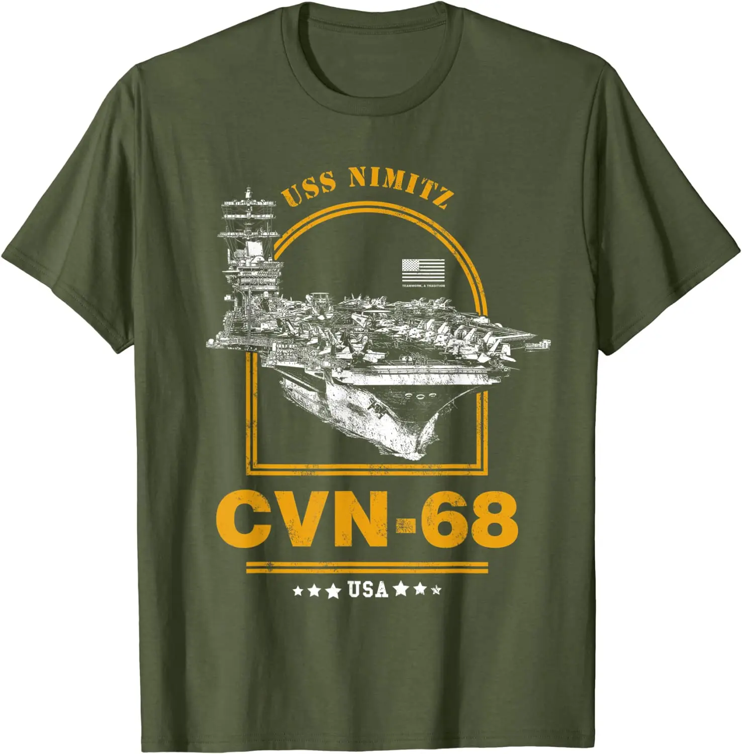 CVN-68 USS Nimitz Men T-Shirt Short Sleeve Casual 100% Cotton O-Neck Summer T Shirt Size S-3XL