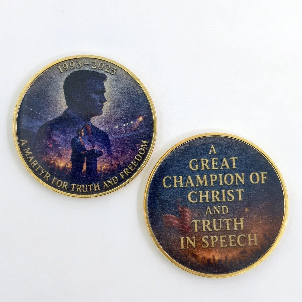 Nowa Złota Moneta Amerykański Młody Bohater 1993-2025 "Wielki Mistrz Chrystusa i Prawdy w Mówieniu" Moneta Pamiątkowa Dekoracje Domu
