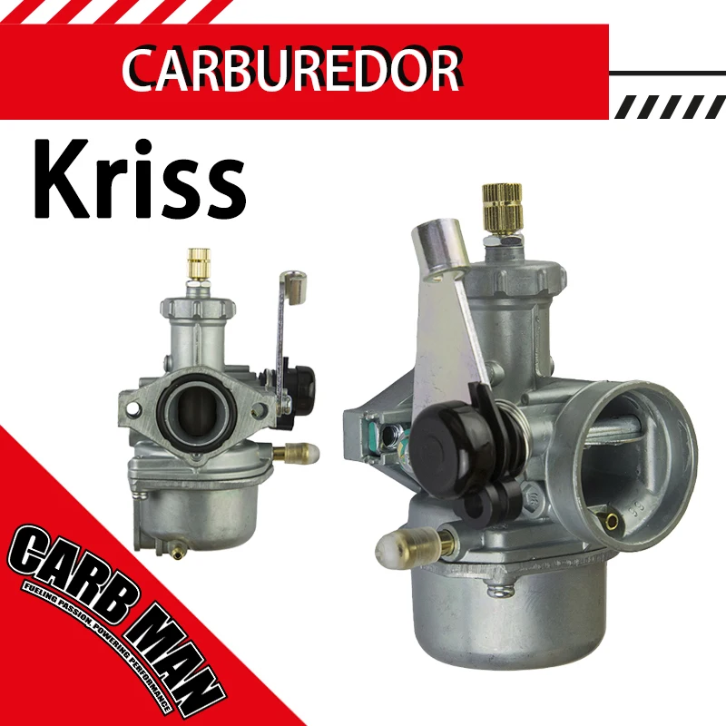 Карбюратор KRISS для мотоциклов Kawasaki FURY125, KAZE, KLX110, AVRA110, Eagle 100 (100-125 куб. см)