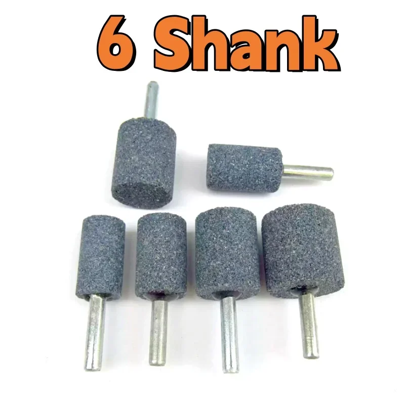 

2/3/5pcs Cylinder Diamond Grinding Head 6 Shank Polishing Bit Sharpening Head Tool Metal/wood/mechanical Grinding Polishing Tool