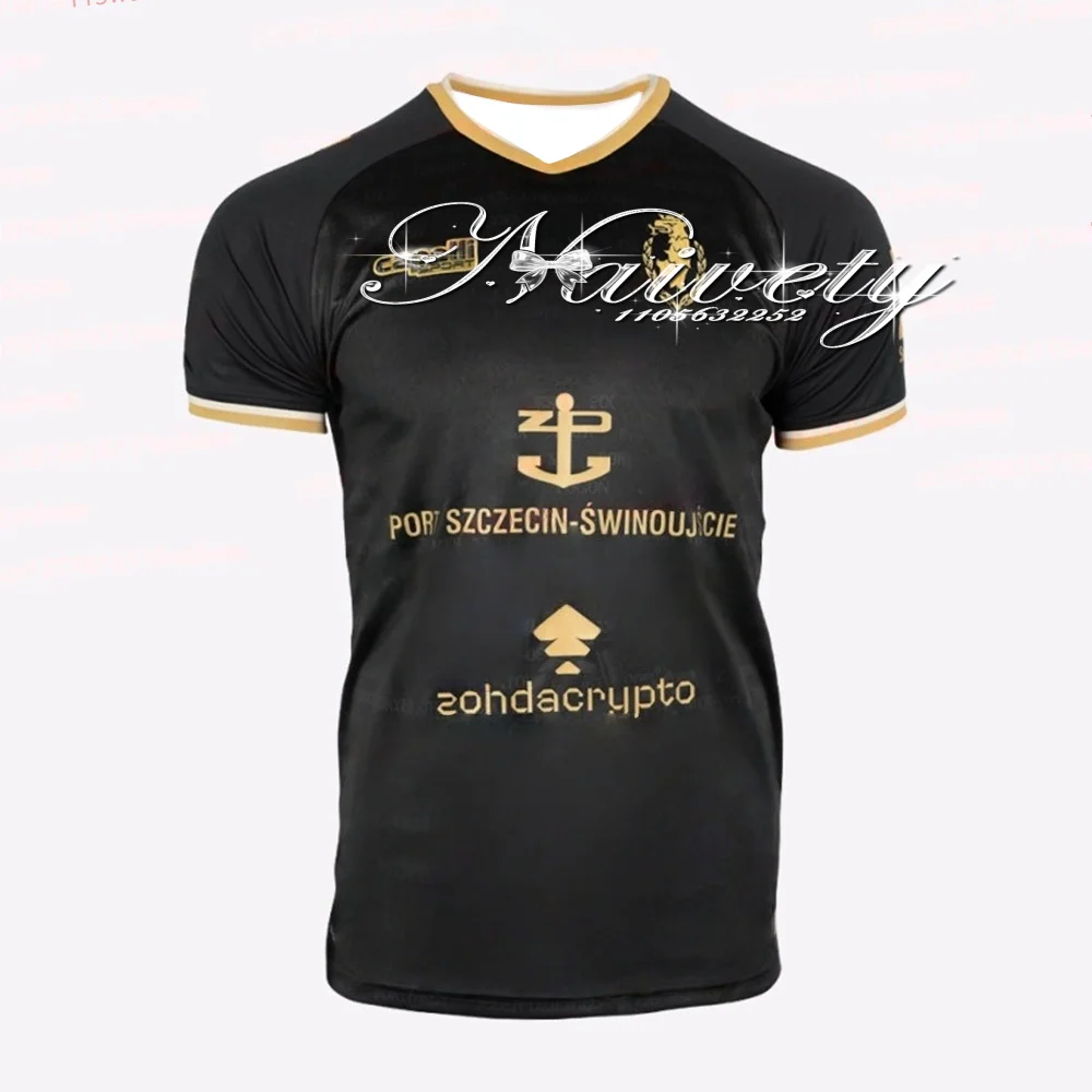 

2026NewПольский болельщик Футбол Pogo Vara Szczecin Джерси Мужская быстросохнущая футбольная майка Футболка KID Football Детская майка