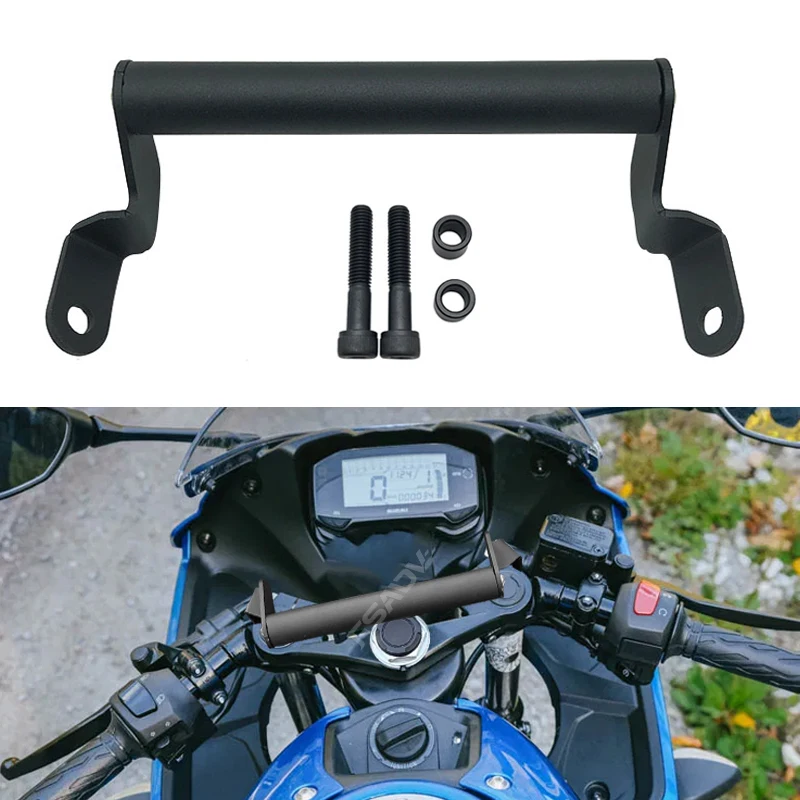 

Подходит для Suzuki GSXR125 GSX-R125 GSXR125 2018-2023, мотоциклетный GPS-смартфон, навигационный кронштейн, держатель адаптера, поддержка