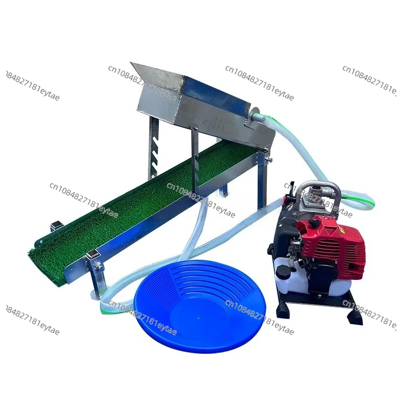 Portable Gold Sluice Box, River Placer Gold Mining Fine Gold Recovery Equipment