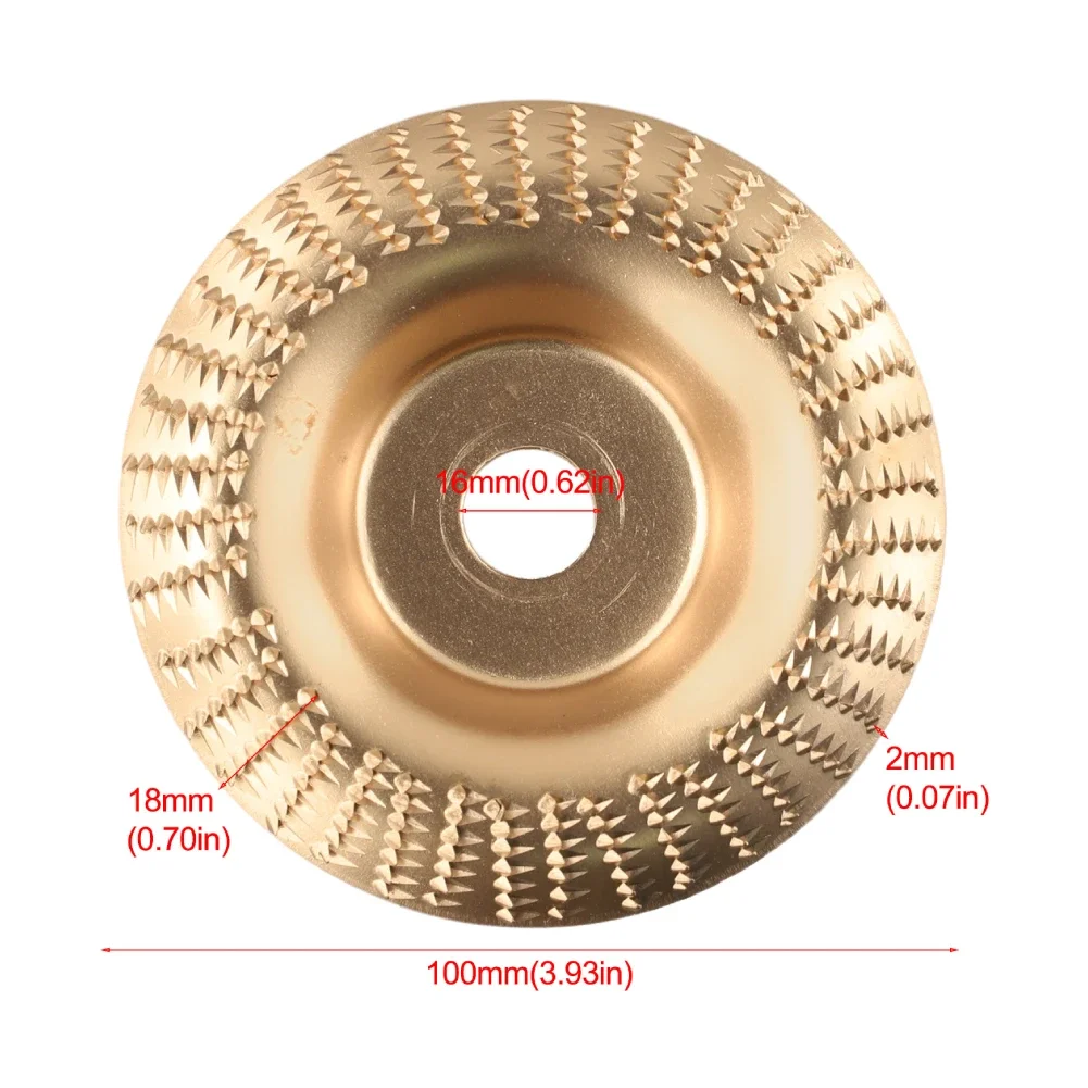 1 Pc Haakse Slijper Houtsnijwerk Disc Houtbewerking Slijpen Vormgeven Wiel Schurende Rotary Gereedschap Voor 16 Mm Boring Haakse Slijpmachines