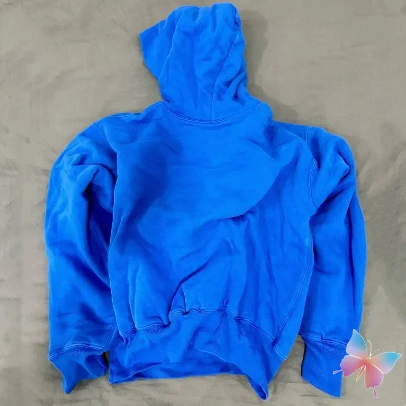 American Heavy-duty Kanye Hooded Sweatshirt Casual Street Loose Double Layered Solid Color Season6 Hoodie Men Women Cleanfit
