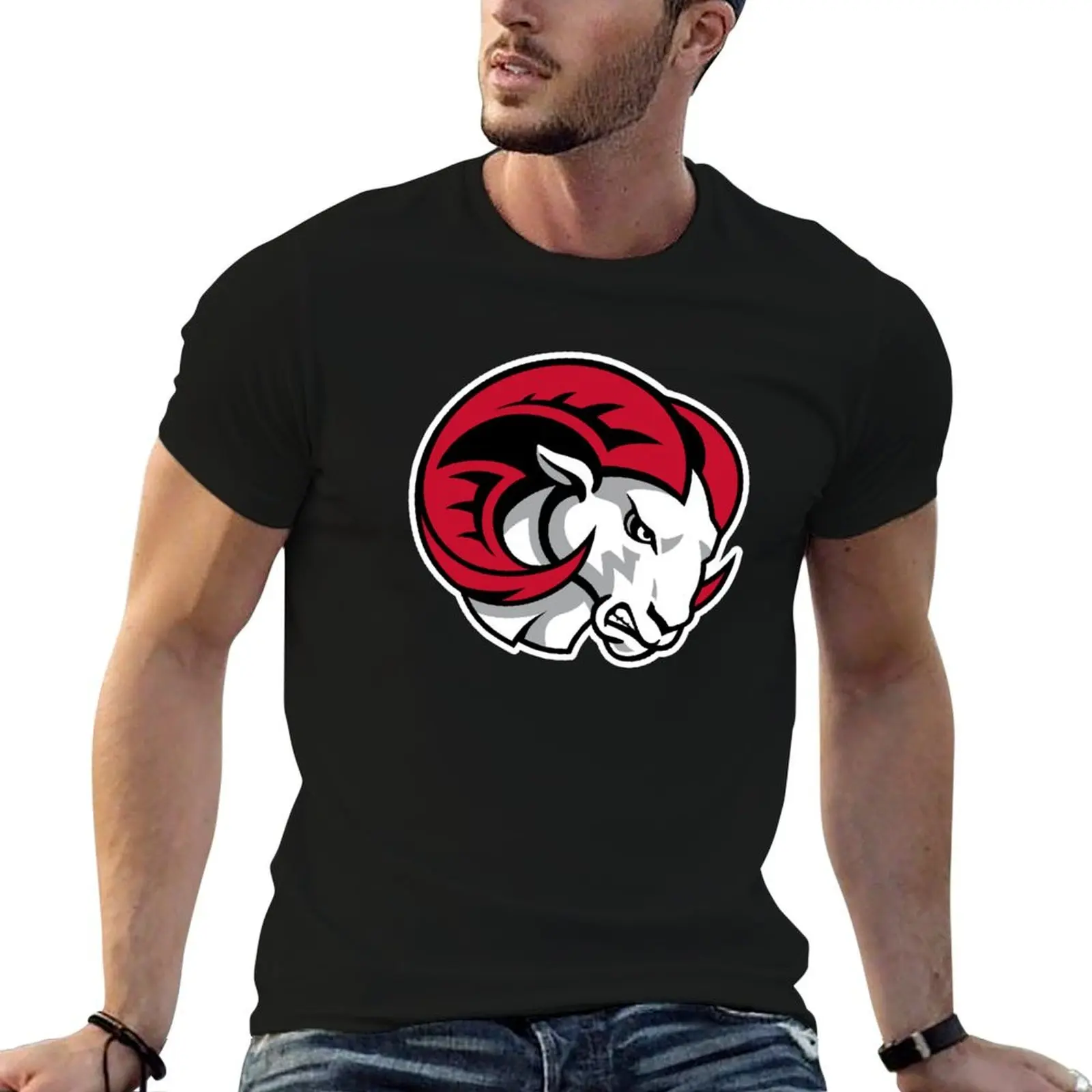 The Winston-Salem Rams T-Shirt Soft Cotton Print T-Shirt