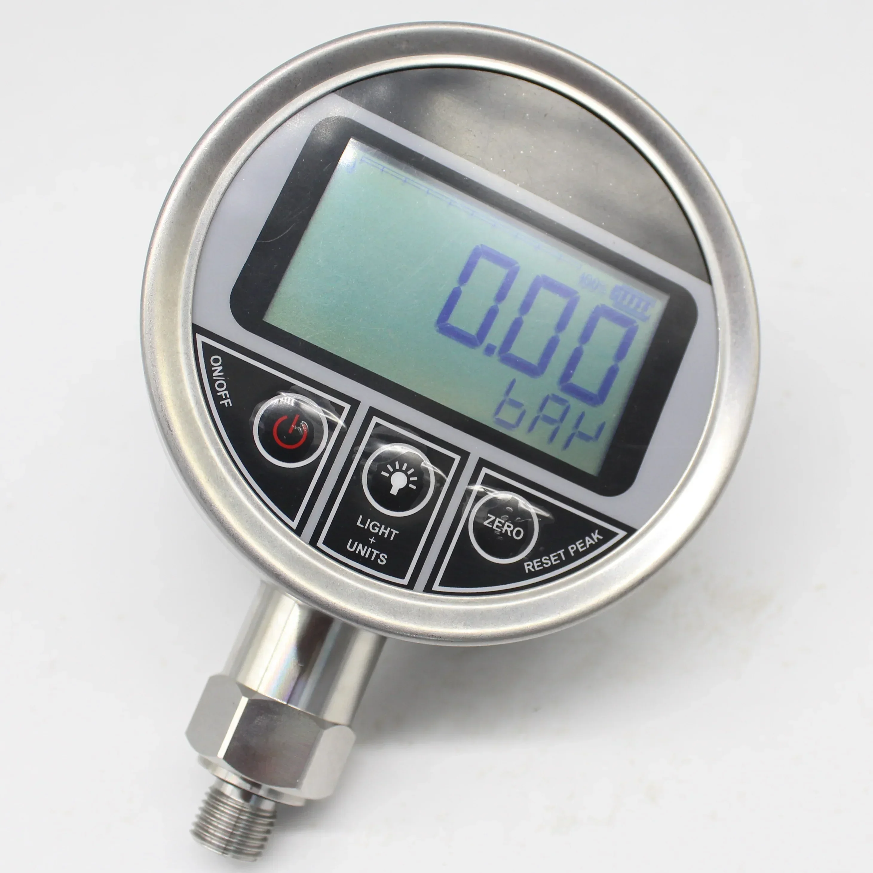 

100mm night available high precision with data storage paperless recorder Industrial digital vacuum pressure gauge meter