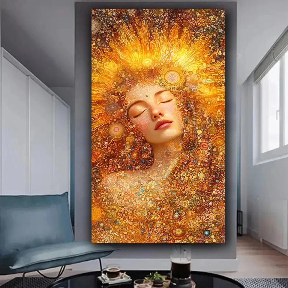 

Amazing Golden Woman Diy 5D Diamond Painting New 2026 Cross Stitch Kits Diamond Mosaic Christmas Art Gift for Living Room Decor