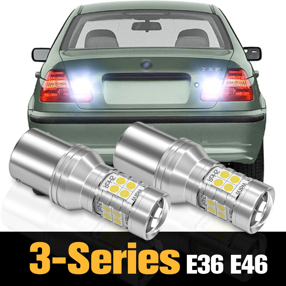 

2pcs Canbus LED Reverse Light Backup Lamp Accessories For BMW 3 Series E46 E36 1998 1999 2000 2001 2002 2003 2004 2005 2006 200