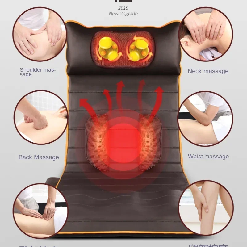 다기능 전기 등 마사지 제품, 전신 주무르는 마사지 매트리스, 미용 건강, 통증 완화 마사지 매트