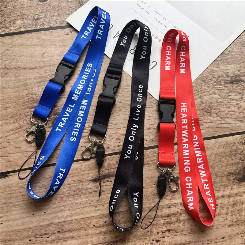 Keychain Straps Rope Mobile Phone charm Neck Strap Lanyard for ID Card keycord DIY Lanyard Hang Rope New pattern