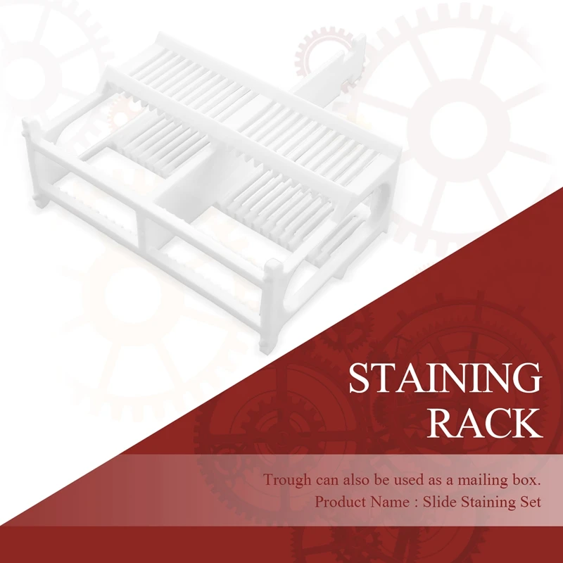 ชุดจานชั้นวางสีกล้องจุลทรรศน์แบบ2 in 1สีขาว24ชิ้น