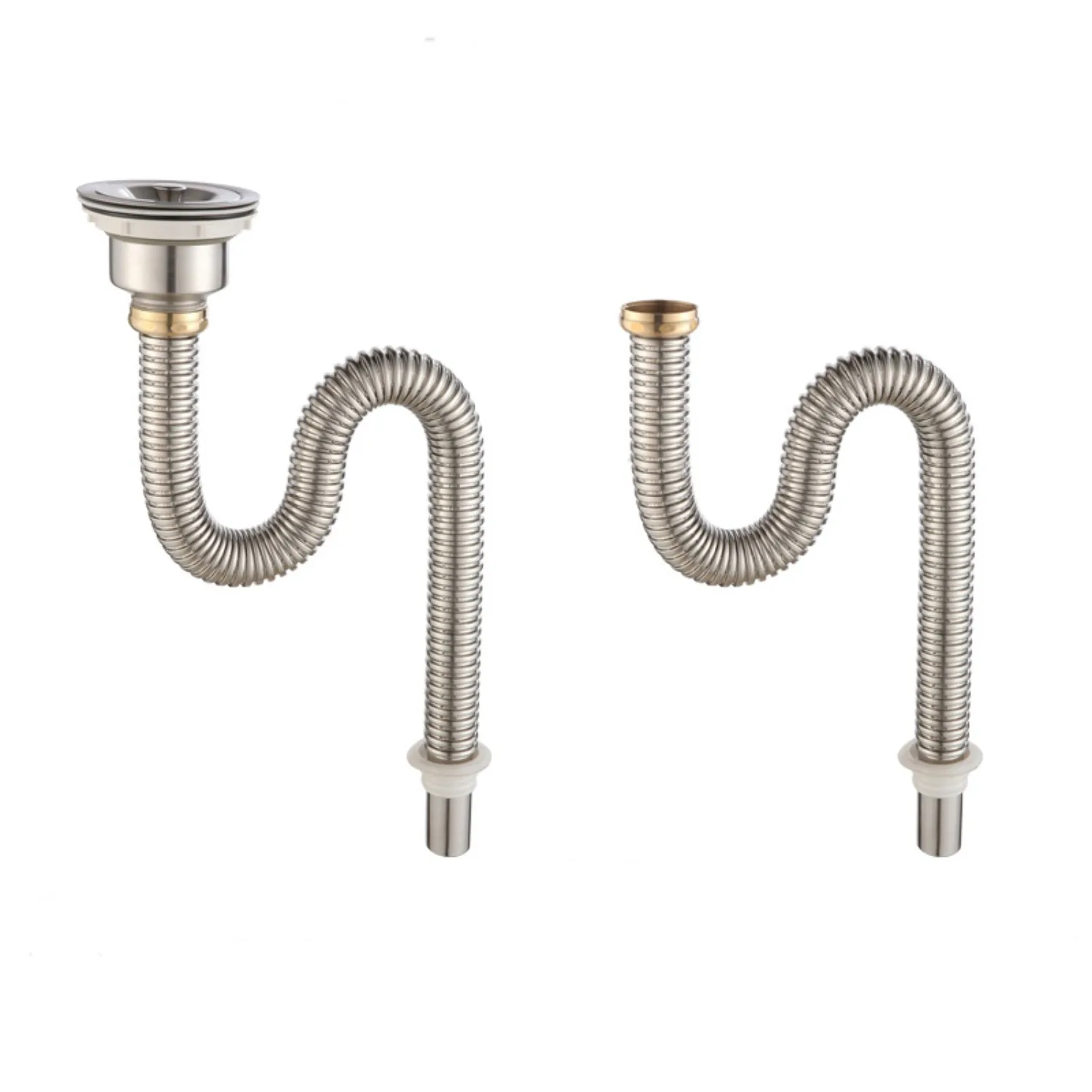 

Kitchen sink drain pipe, odor-proof and backflow-proof, extended drain pipe suitable for single-bowl sink drainage system