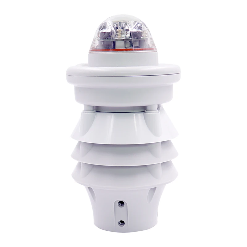 

Best Selling Industrial Grade Temperature Humidity Air Pressure Optical Rainfall Compact Weather Station For Smart City