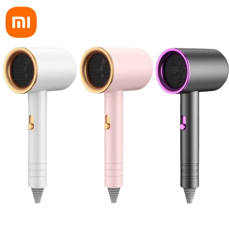 Xiaomi High-speed Hair Dryer Negative Ion Ultra Silent Recommended Professional High Wind Power Hair Dryer For Home Hair Salons