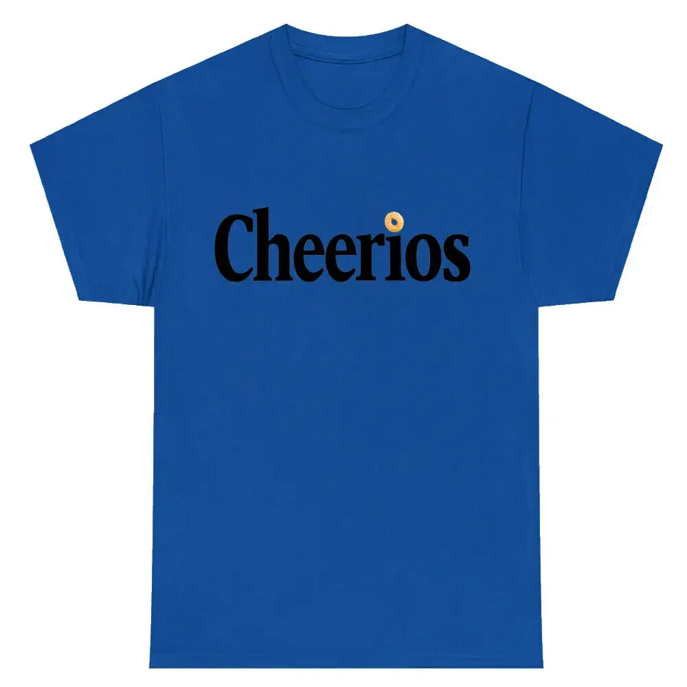 Camiseta Cheerios cereales para hombre, color azul real, talla S 3XL