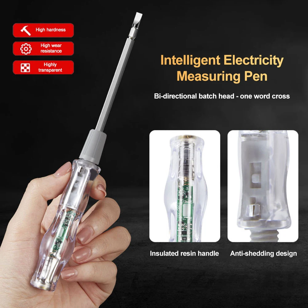 Intelligent Voltage Tester Pen Non-contact Induction Digital Power Detector Pencil Electric Screwdriver Probe Circuit Indicator