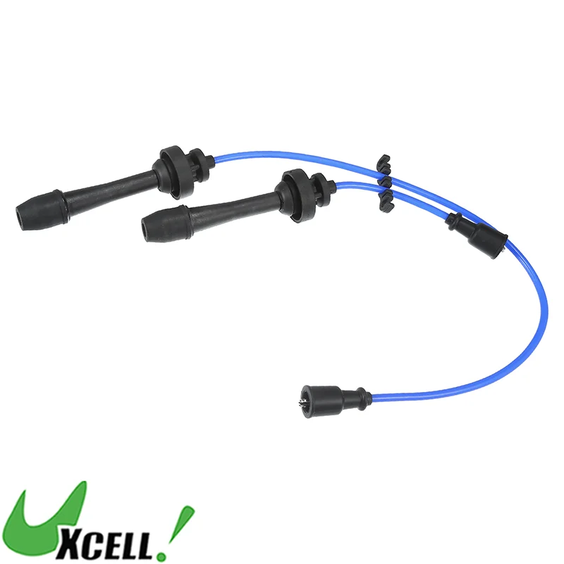 UXCELL samochodowe przewody cewki świecy zapłonowej kabel wiązki cewki zapłonowej 4.7mm pasuje do Mazda L4 2.0L 2001-2003 nr FP 8618140 A/FP 8518140 A