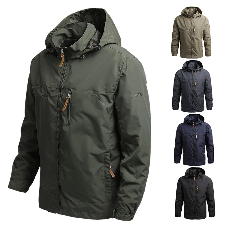 Chaquetas de invierno para hombre, abrigos casuales, Parkas militares tácticas del ejército, impermeables, ropa de calle, 5XL